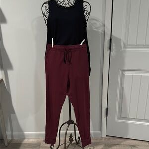 VS Pink Burgundy Joggers